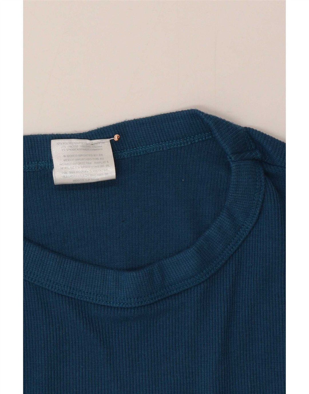 Champion Womens Graphic Vest Top UK 12 Medium Blue Polyester