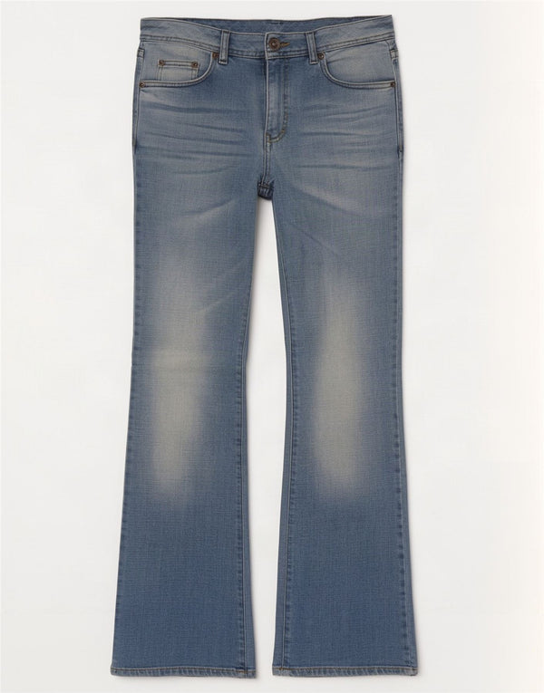Benetton Womens Bootcut Jeans W32 L32 Blue