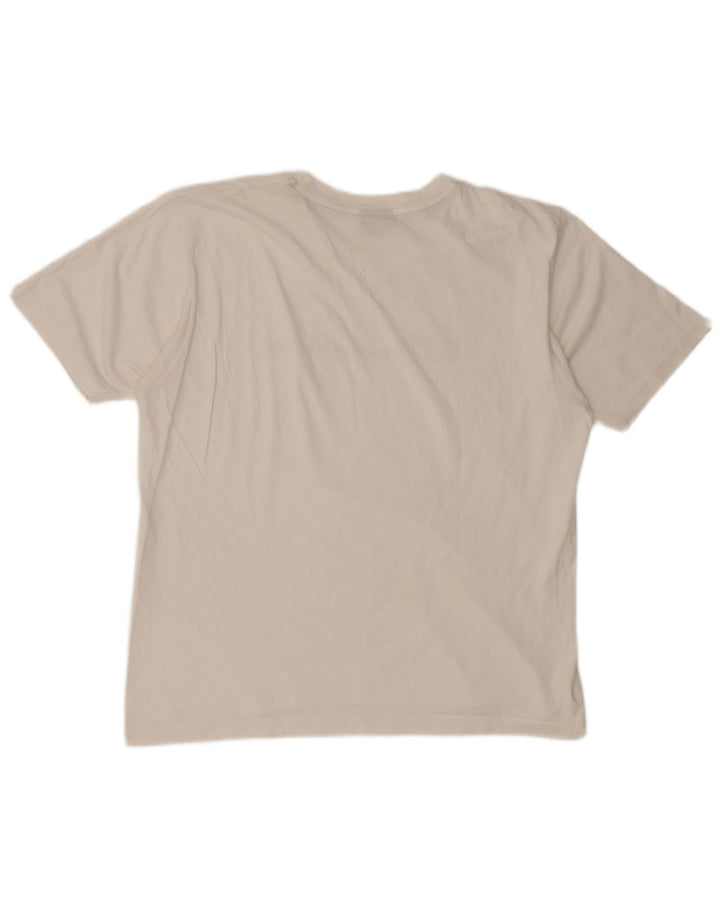 CHAMPION Womens Graphic T-Shirt Top UK 16 Large White