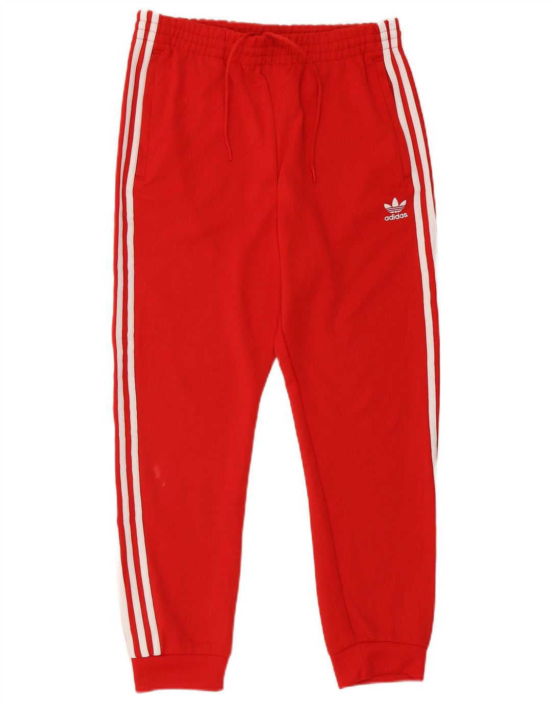 Adidas Mens Tracksuit Trousers Joggers Large  Red Polyester
