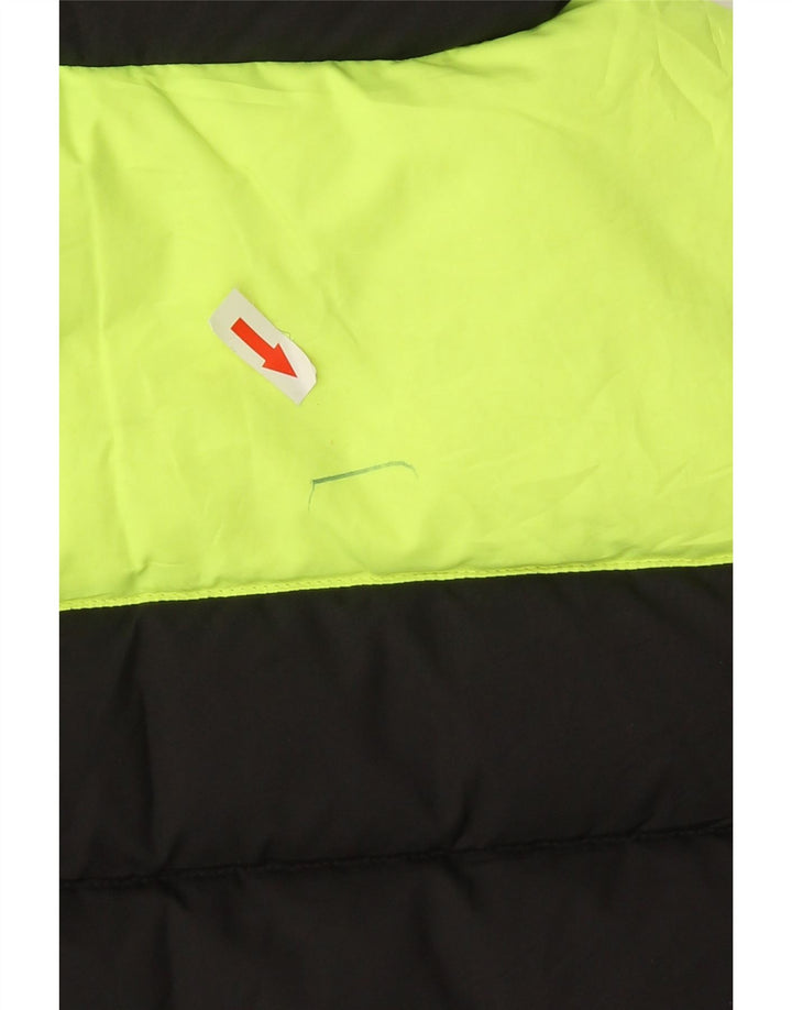 Nike Boys Padded Gilet 8-9 Years Small Black Colourblock Polyester
