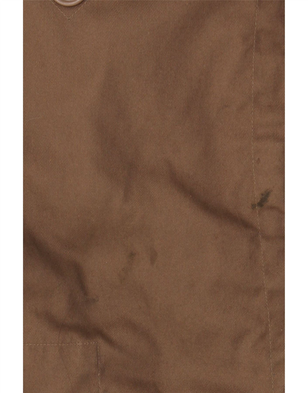 VINTAGE Mens Hooded Parka Jacket UK 42 XL Brown Polyester