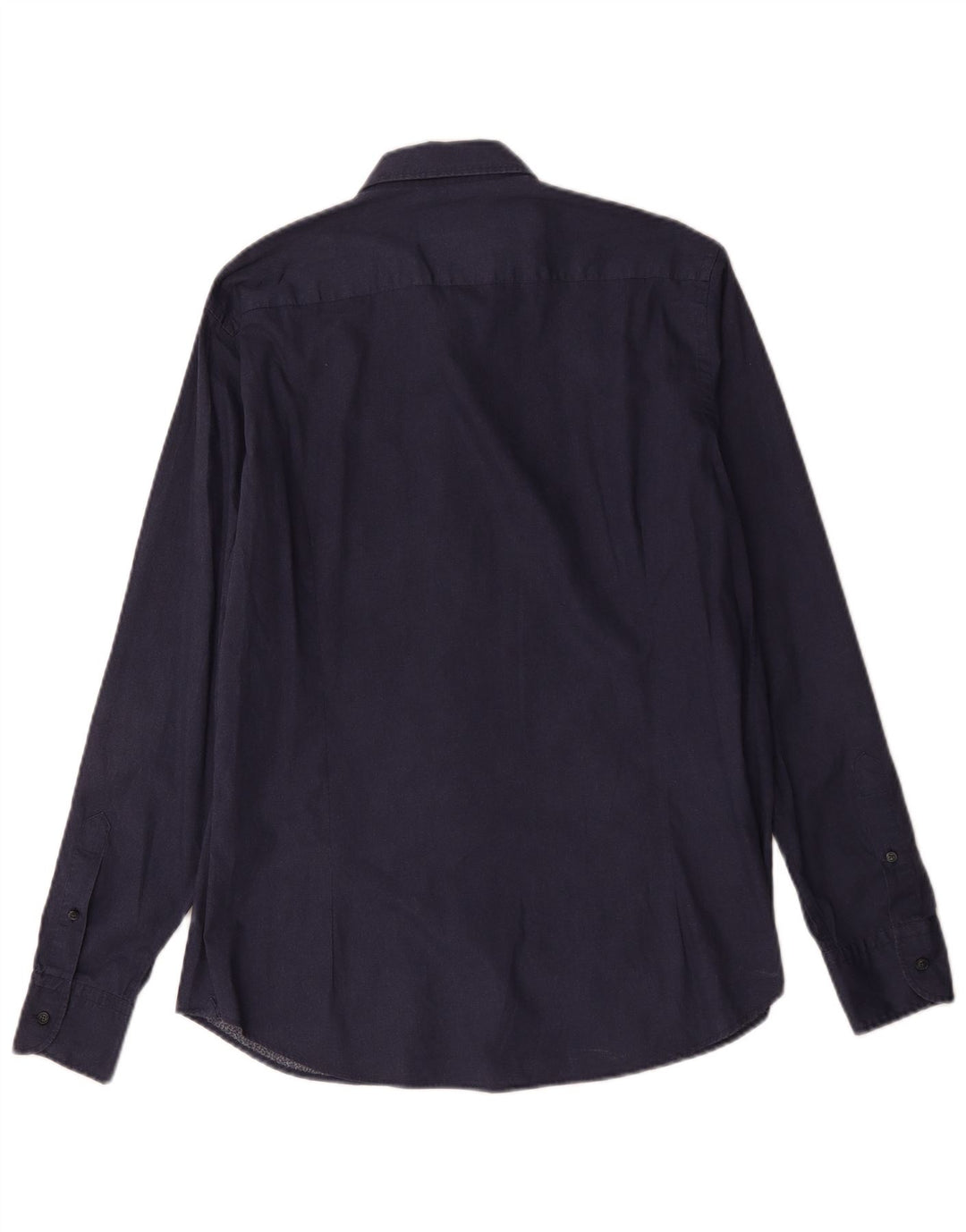 Massimo Dutti Mens Shirt Large Navy Blue