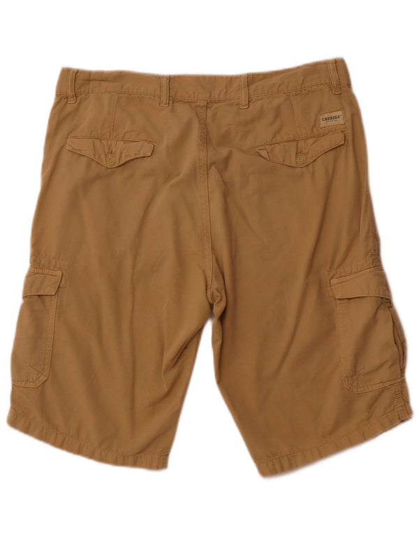 CARRERA Mens 618 Regular Cargo Shorts it 50 Large W34  Beige Cotton