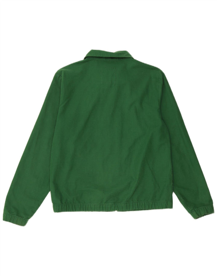 Vans Womens Bomber Jacket UK 14 Medium Green Cotton