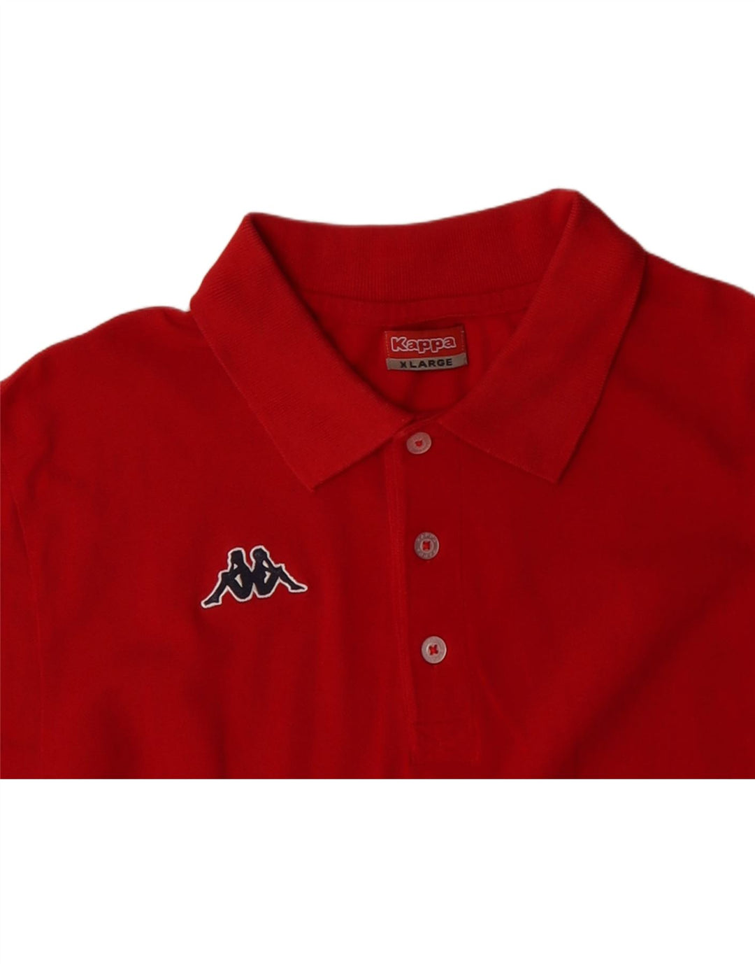 KAPPA Mens Polo Shirt XL Red