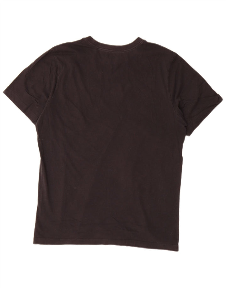 Nike Mens Graphic T-Shirt Top Medium Black Cotton