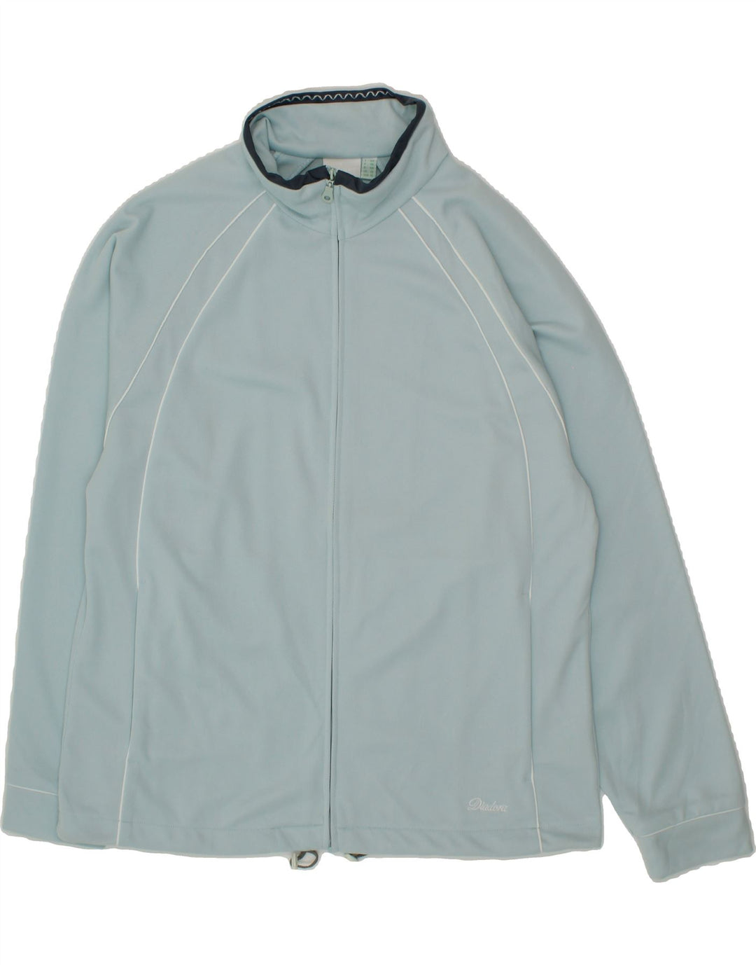 DIADORA Womens Tracksuit Top Jacket UK 18 XL Turquoise Polyester Vintage Diadora and Second-Hand Diadora from Messina Hembry 