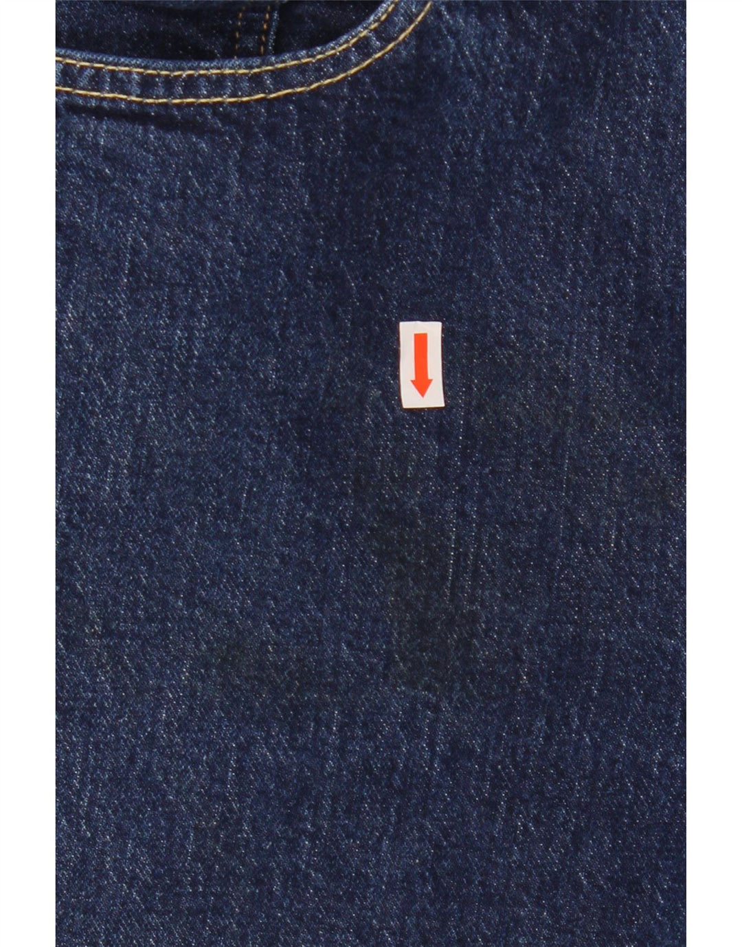 LEVI'S Mens 502 Tapered Jeans W34 L30 Navy Blue Cotton