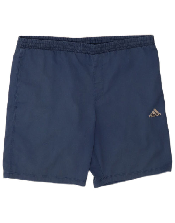 Adidas Mens Sport Shorts Medium Navy Blue Polyester