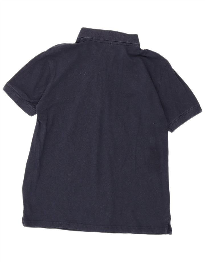 Kappa Mens Polo Shirt Medium Navy Blue Cotton