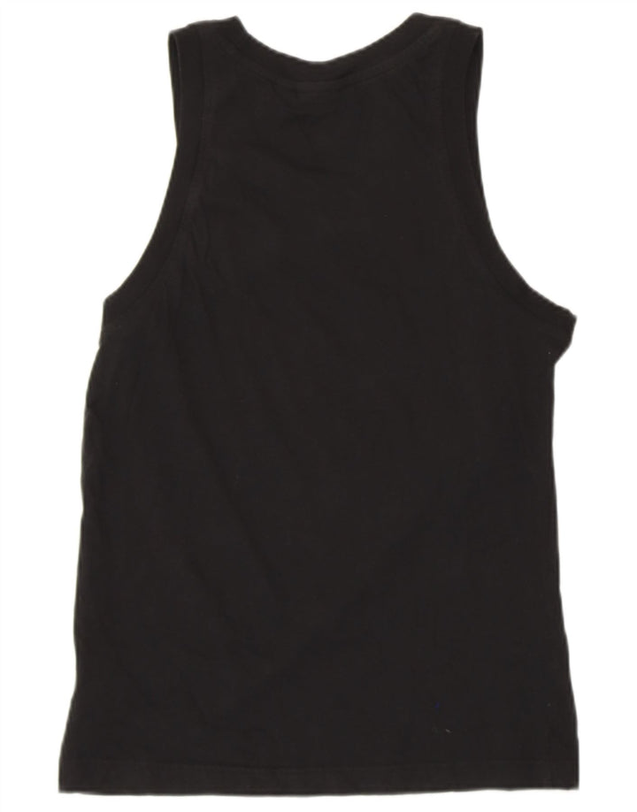 ADIDAS Mens Graphic Vest Top XS Black Cotton