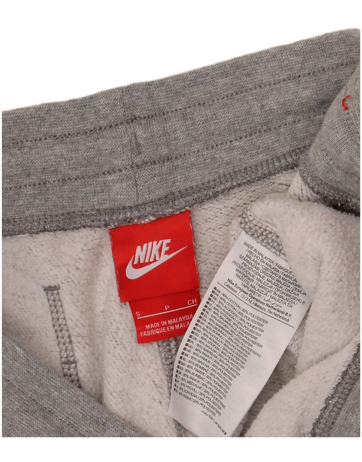 Nike Mens Tracksuit Trousers Joggers Small  Grey Cotton