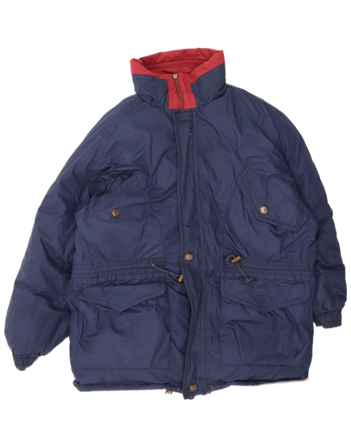 Vintage Mens Oversized Reversible Padded Jacket UK 40 Large Red