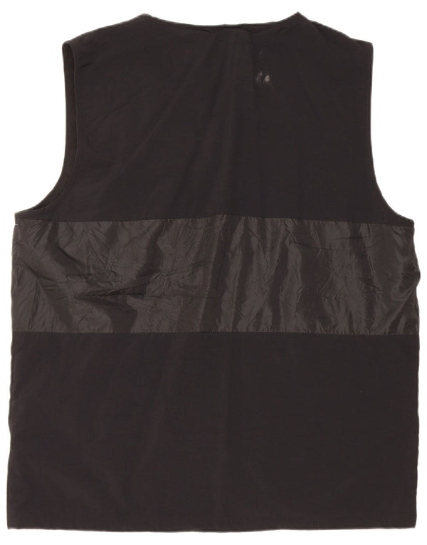 Fila Mens Utility Gilet UK 42 XL Black Polyester