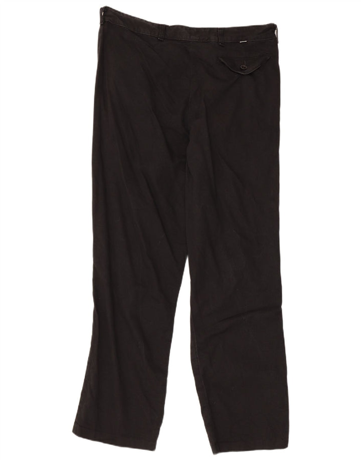 LEE Mens Straight Chino Trousers W34 L29 Black