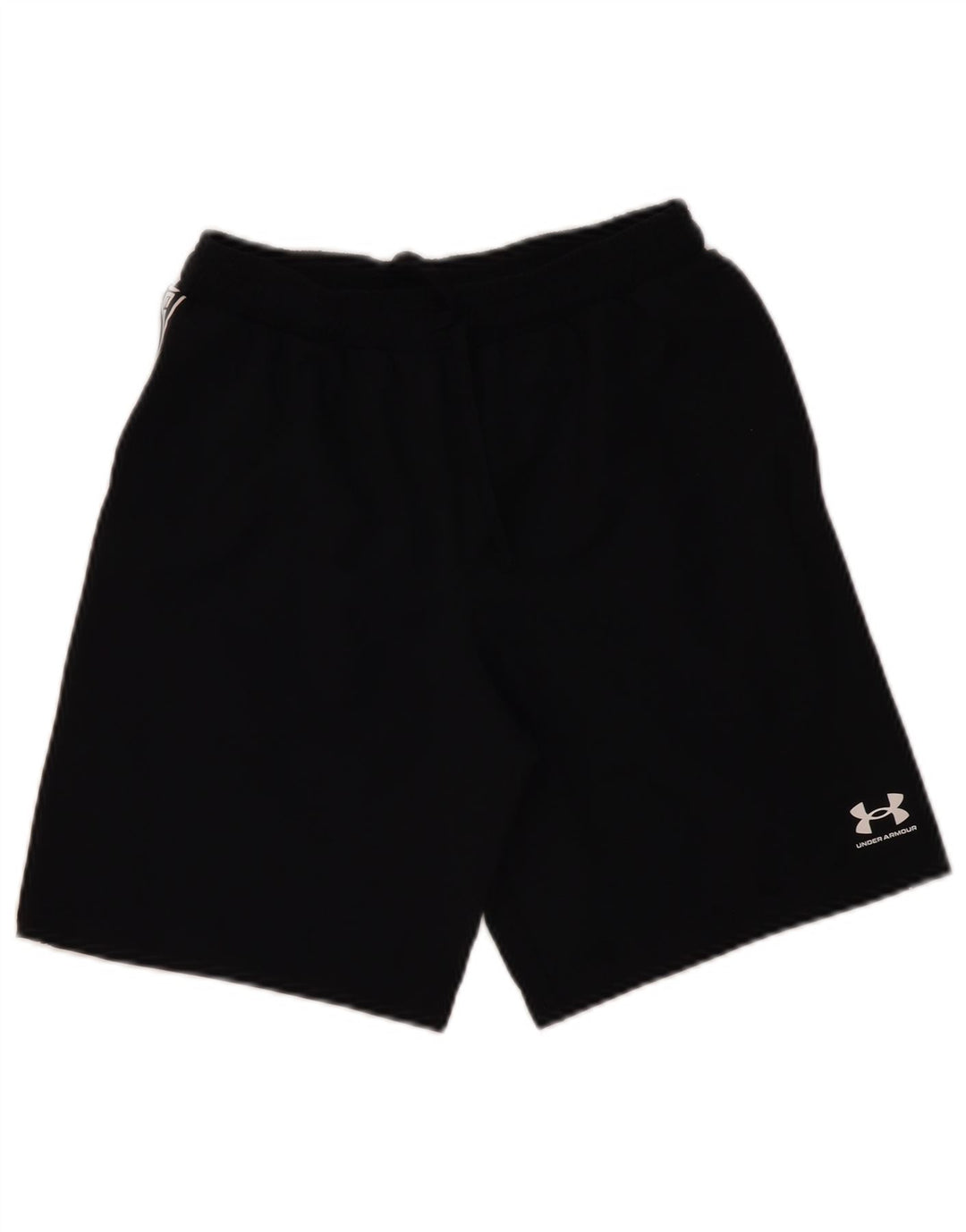 UNDER ARMOUR Boys Heat Gear Graphic Sport Shorts 11-12 Years Large Black