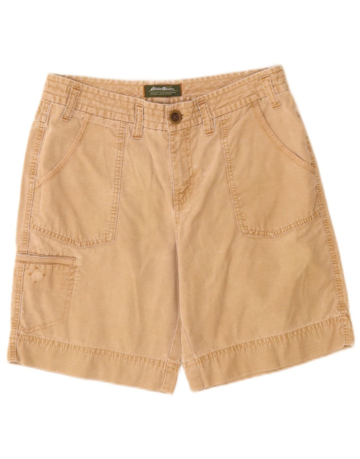Eddie Bauer Womens Cargo Shorts US 2 XS W28  Beige Cotton