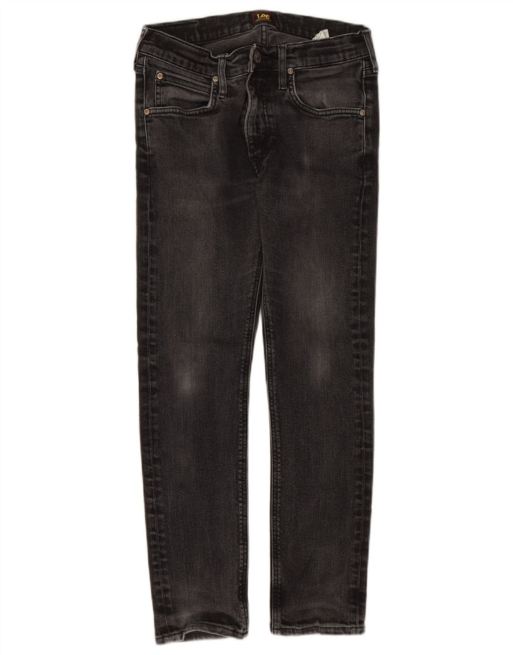 LEE Womens Luke Slim Jeans W29 L26 Grey Cotton