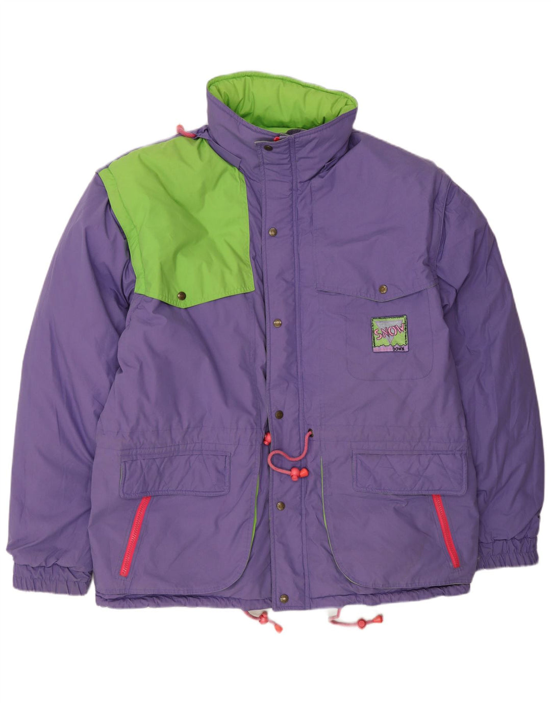 MC Kee's Mens Reversible Padded Jacket UK 42 XL Green