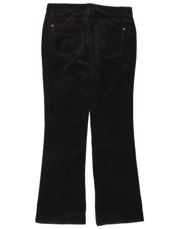 Eddie Bauer Womens Classic Corduroy Trousers US 8 Medium W30 L32 Black