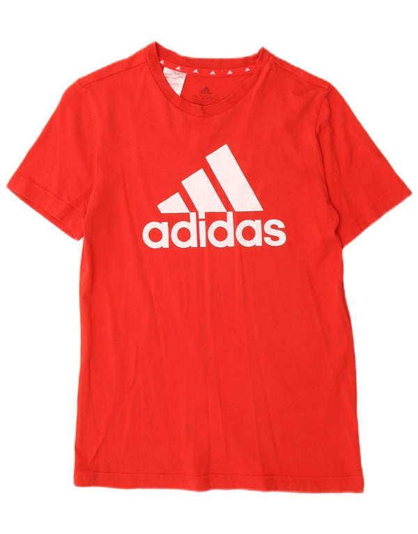 Adidas Boys Graphic T-Shirt Top 13-14 Years Red