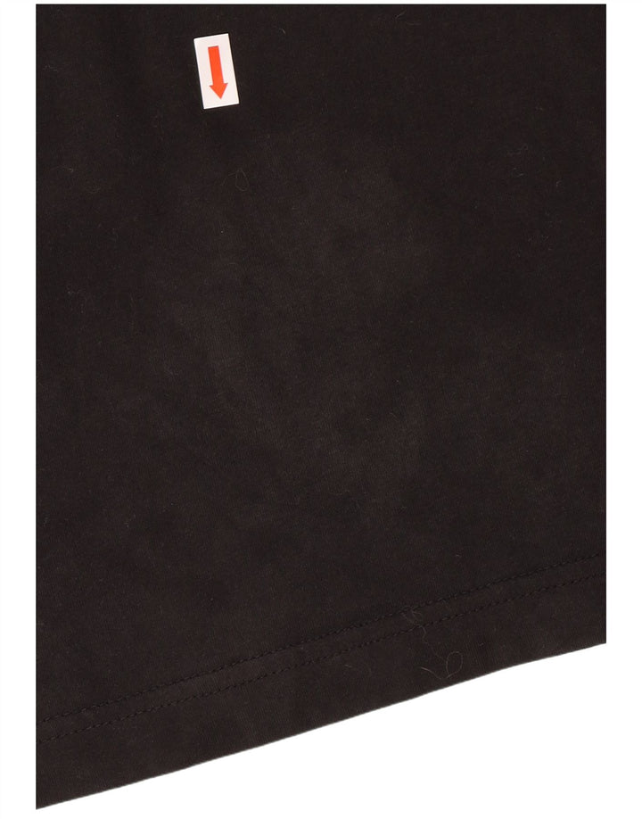 ADIDAS Mens Graphic T-Shirt Top 2XL Black Cotton