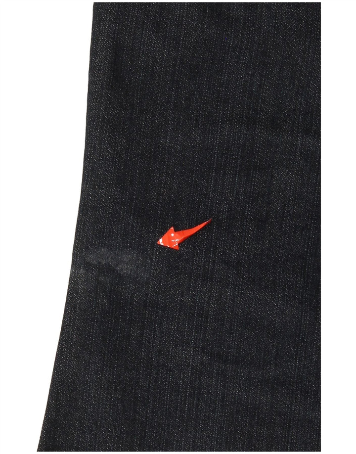 Wrangler Womens Flared Jeans W30 L30 Navy Blue Cotton