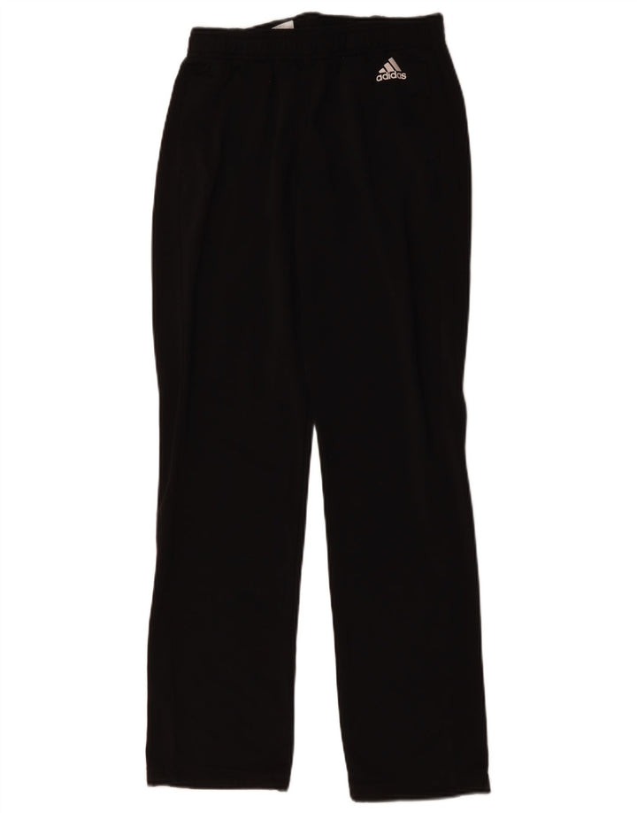 ADIDAS Womens Tracksuit Trousers UK 6 XS Black Polyester