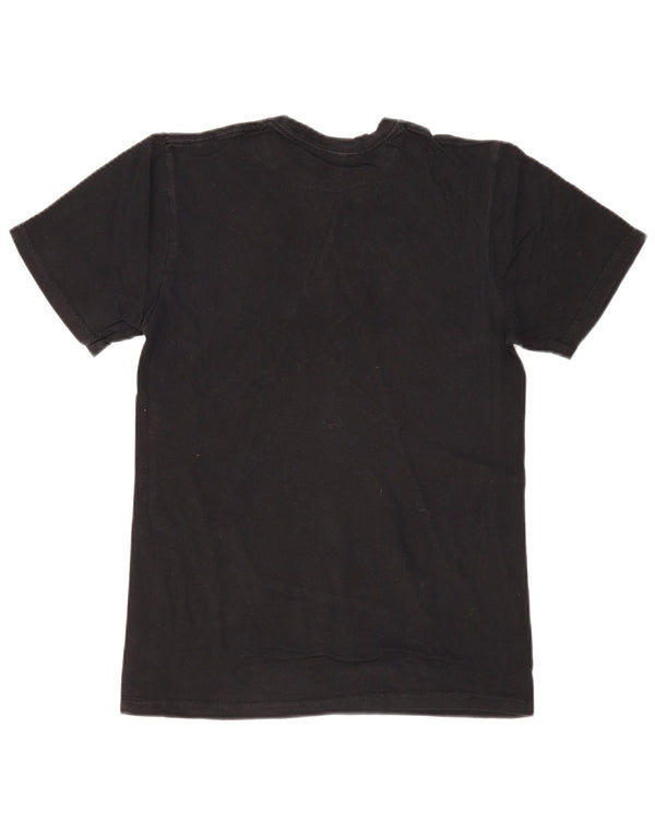 MITCHELL & NESS Mens Chicago Bulls Graphic T-Shirt Top Small Black Cotton