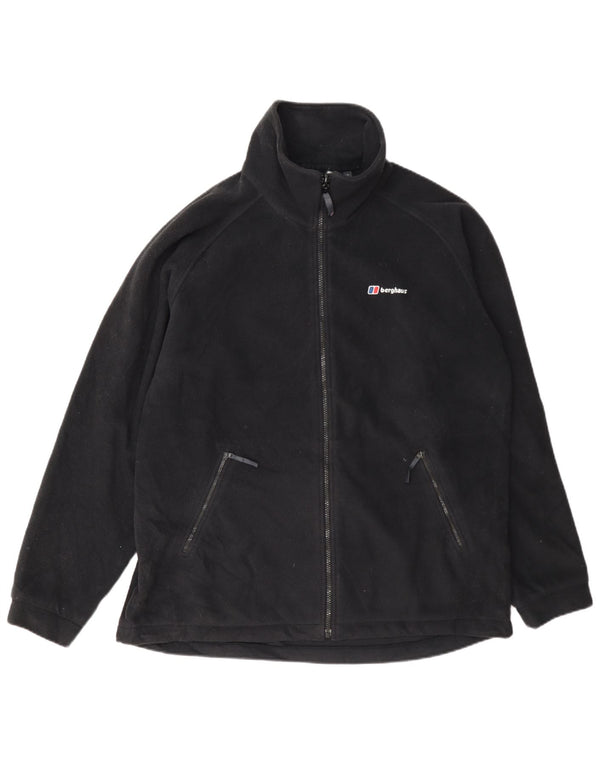 Berghaus Mens Fleece Jacket UK 40 Large Black Polyester