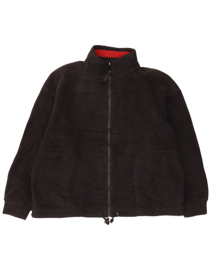 Marks & Spencer Womens St. Michael Fleece Jacket UK 16 Large Black