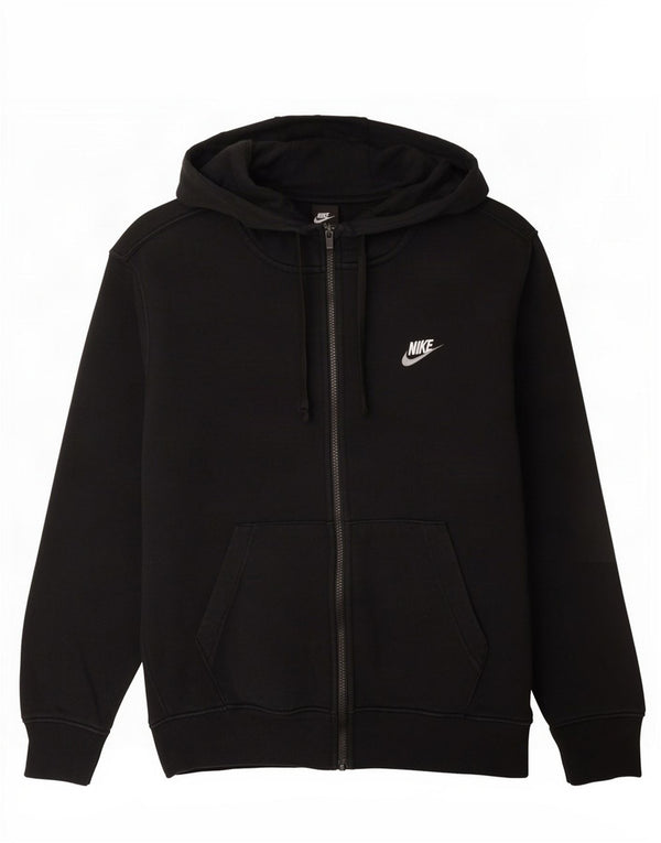 Nike Mens Zip Hoodie Sweater Medium Black
