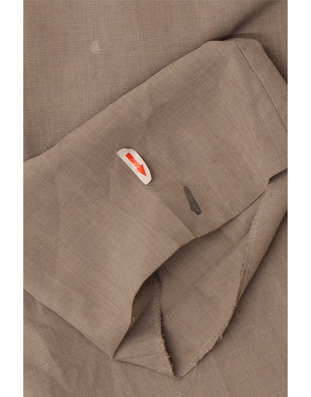 Marks & Spencer Mens Straight Suit Trousers W38 L33 Beige Polyester