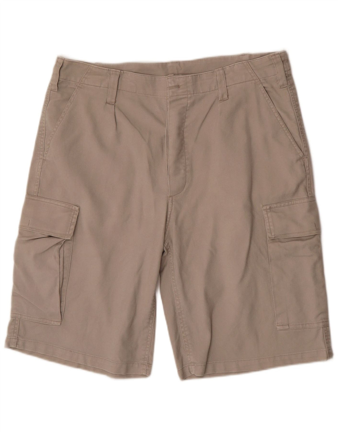 Vintage Mens Cargo Shorts 2XL W38 Grey Cotton