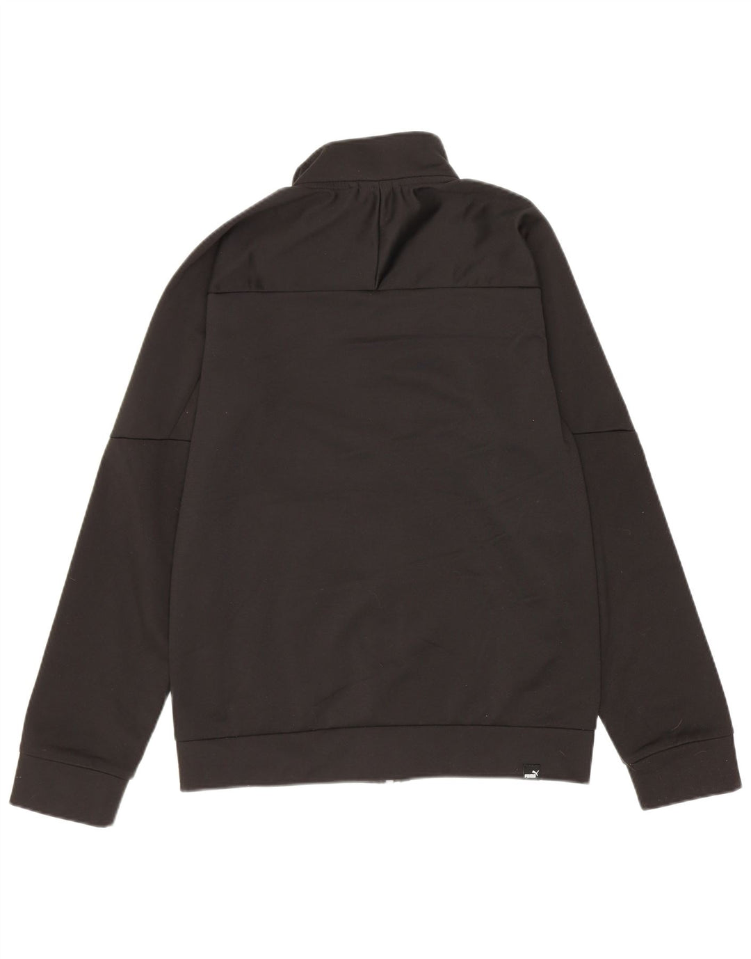 Puma Boys Graphic Tracksuit Top Jacket 11-12 Years Black Polyester