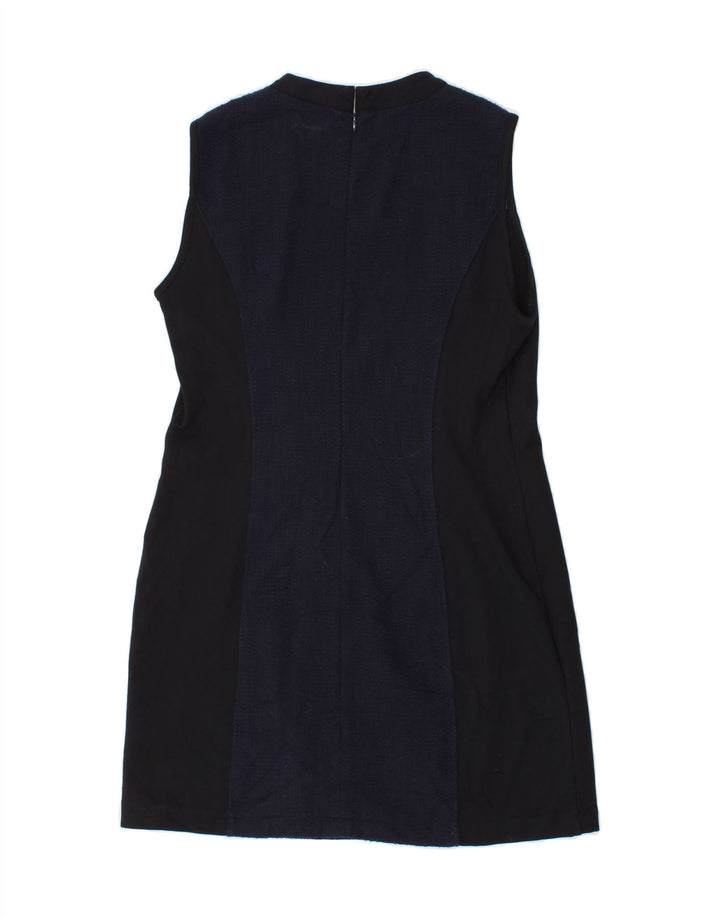 DESIGUAL Womens Sleeveless Sheath Dress EU 46 XL Navy Blue Patchwork Vintage Desigual and Second-Hand Desigual from Messina Hembry 
