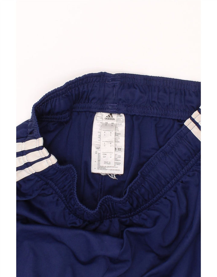 ADIDAS Boys Sport Shorts 7-8 Years Small Blue Polyester Vintage Adidas and Second-Hand Adidas from Messina Hembry 