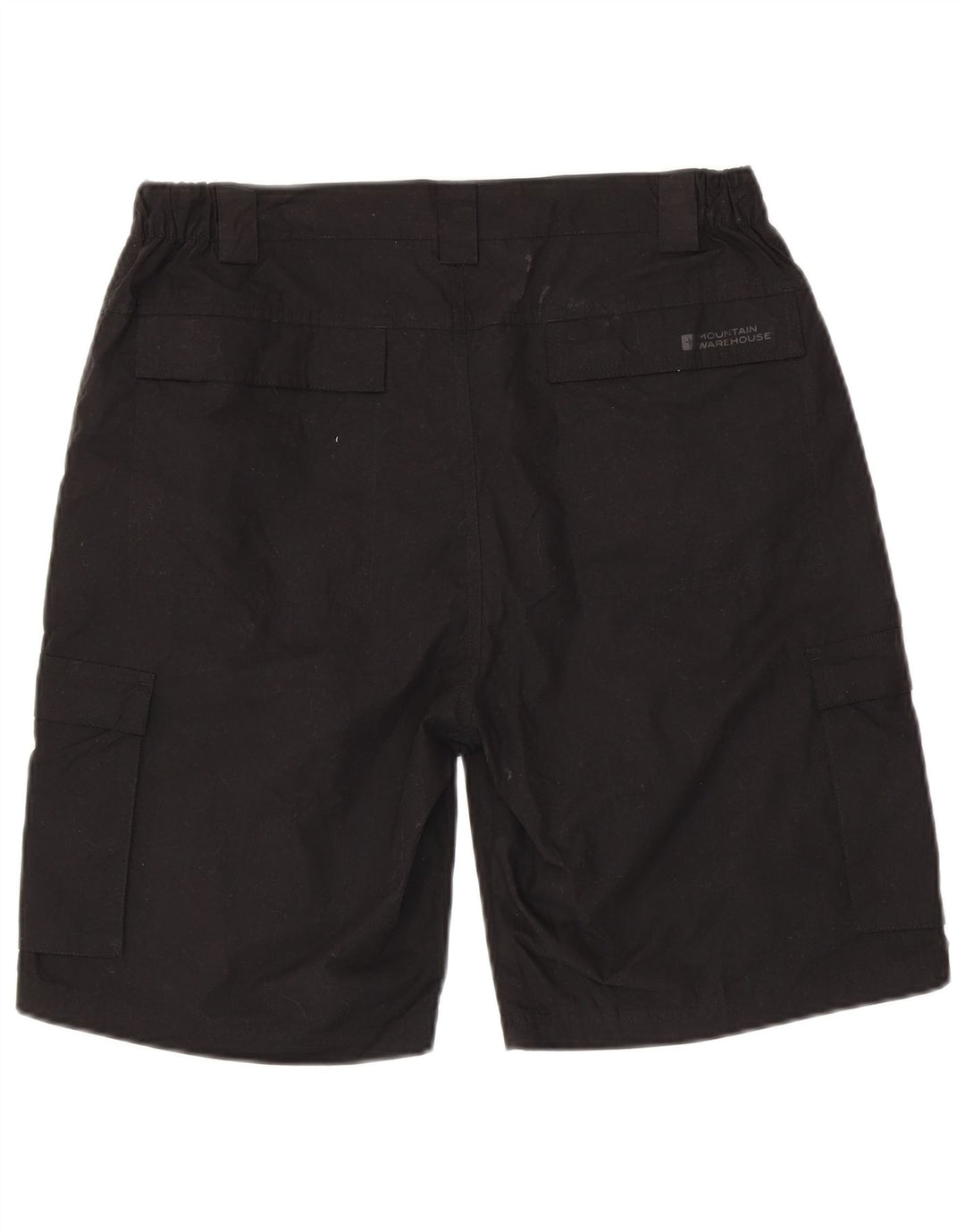 MOUNTAIN WAREHOUSE Mens Cargo Shorts W34 Large  Black Cotton