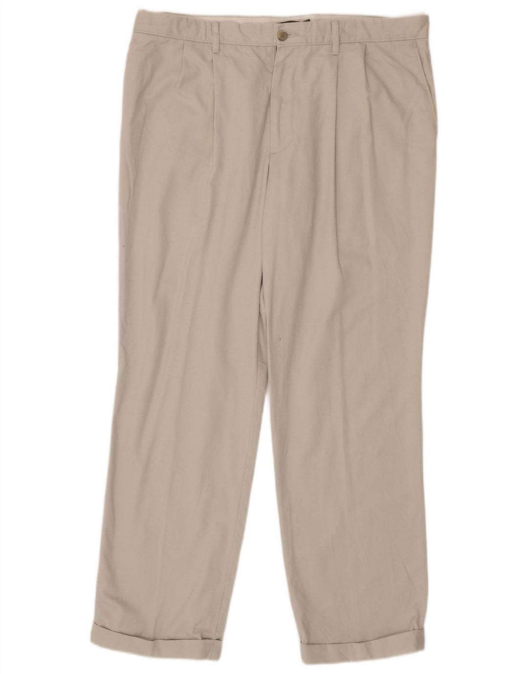 DOCKERS Mens Pegged Chino Trousers W38 L32 Off White Cotton