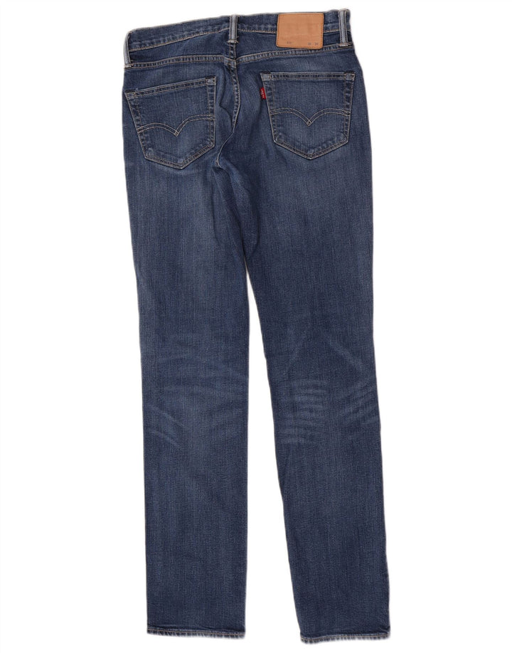 Levi's Womens 511 Slim Jeans W30 L32 Blue Cotton
