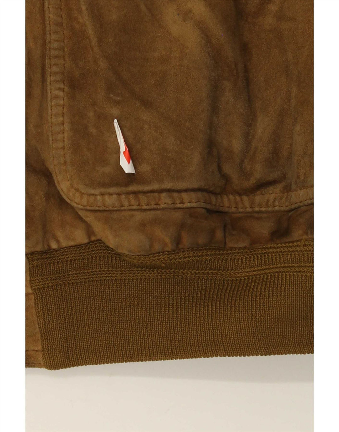 Scout Mens Suede Bomber Jacket UK 40 Large Beige
