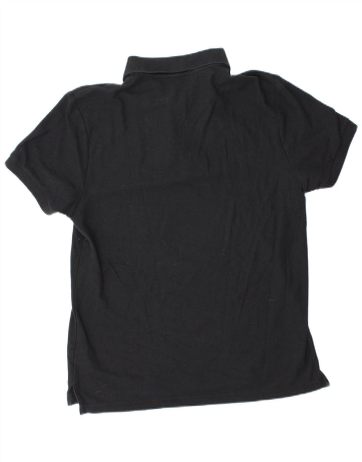 NIKE Mens Polo Shirt Medium Black Cotton