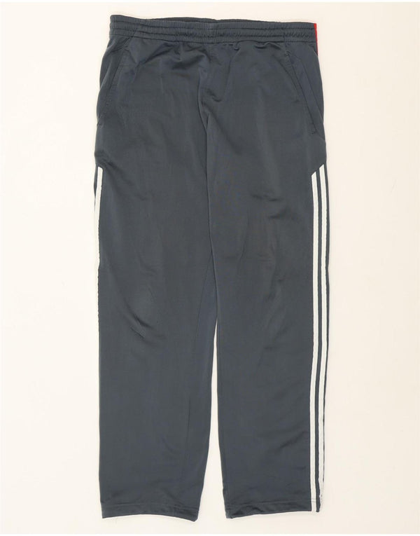 Adidas Mens Tracksuit Trousers UK 38/40 Medium Grey Polyester