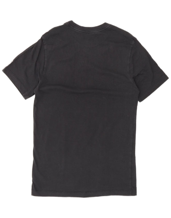 Nike Mens Graphic T-Shirt Top Small Black Cotton Sports