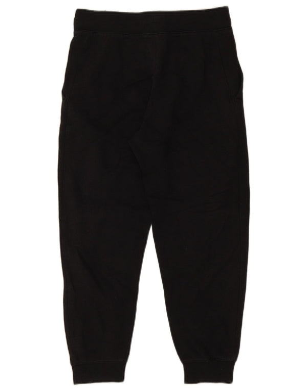 Nike Girls Tracksuit Trousers Joggers 12-13 Years Large Black Cotton