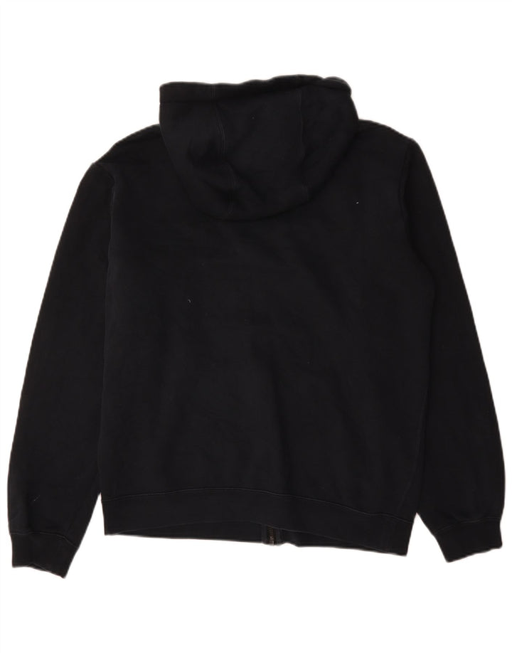 Nike Mens Graphic Zip Hoodie Sweater Medium Black Cotton