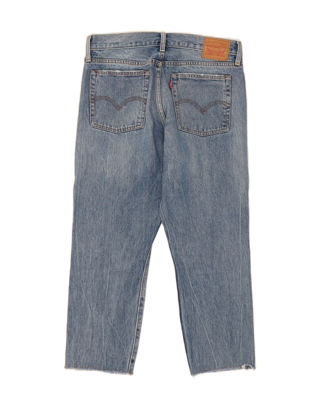 LEVI'S Womens Cropped Jeans W30 L24  Blue Cotton Vintage Levi's and Second-Hand Levi's from Messina Hembry 