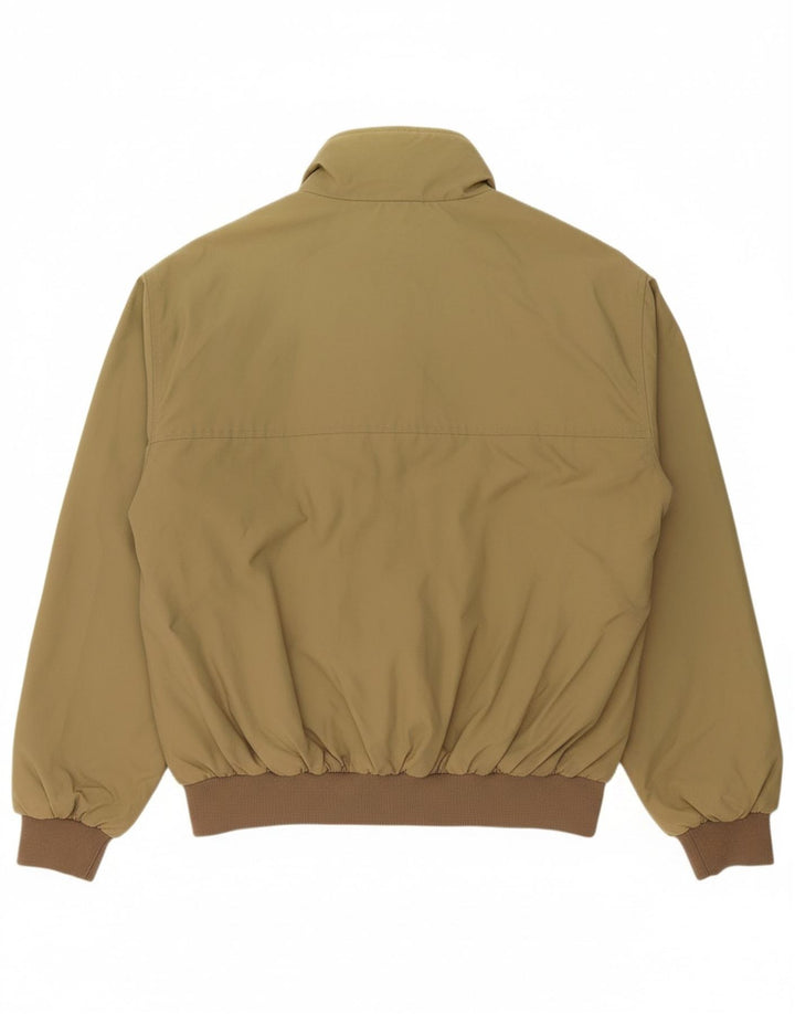 NORTH SAILS Mens Bomber Jacket UK 38 Medium Khaki Polyamide