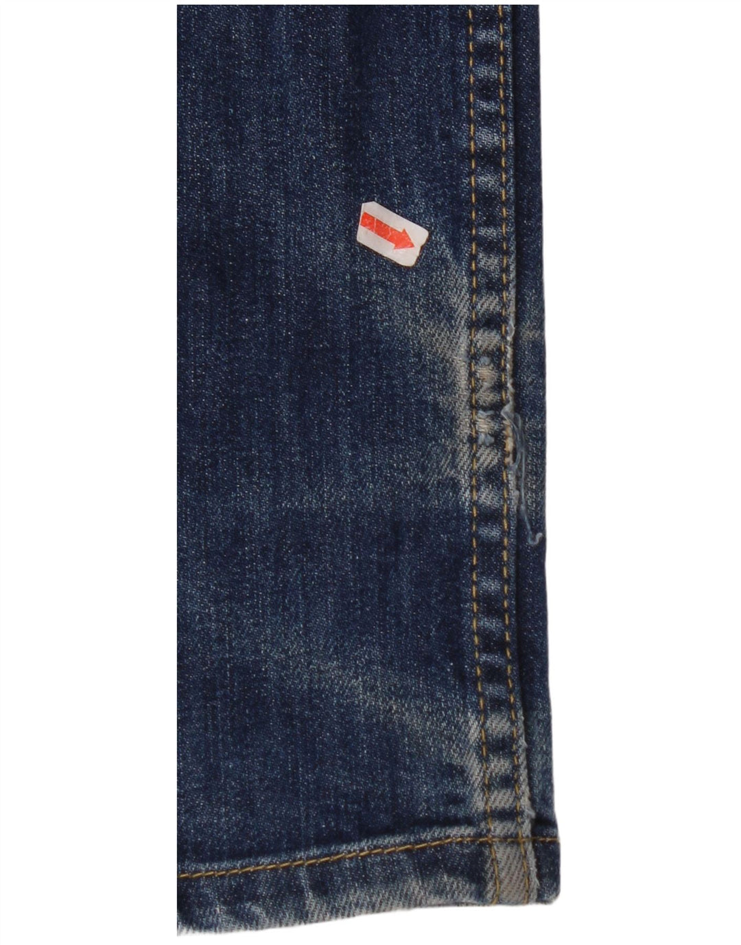 LEE Mens Brooklyn Straight Jeans W36 L36 Blue Cotton